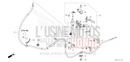LEVIER DE STATIONNEMENT ADV750R de 2024